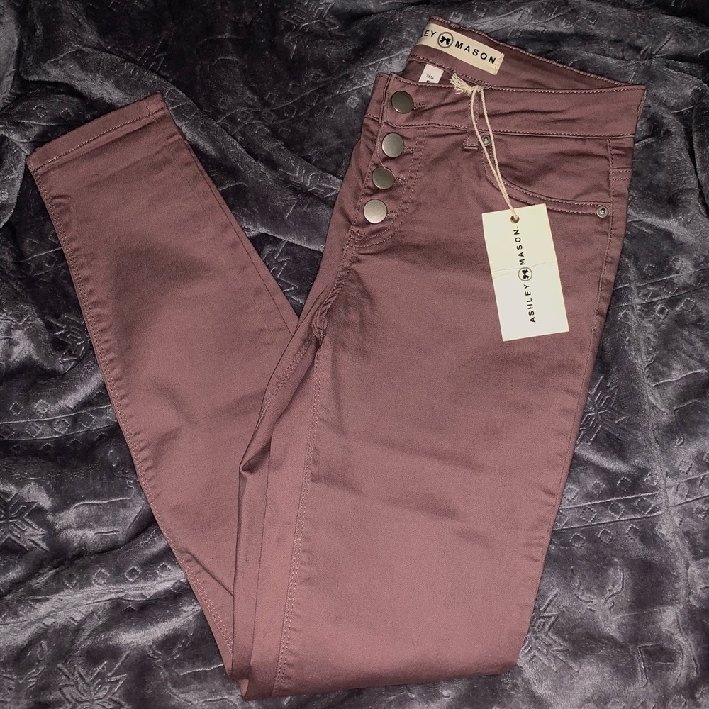 Mauve jeans